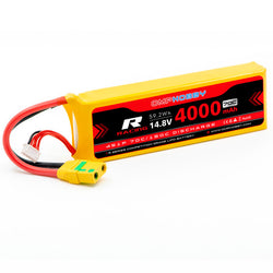 OMPHOBBY 4s LiPo Battery 70C 14.8V 4000mAh w/XT90 Connector