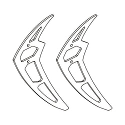 OMPHOBBY M2 3D Helicopter Carbon fiber vertical stabilizer - Ohio Model Products