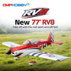 OMPHOBBY 77” RV-8 Balsa Sport Scale RC Airplane – ARF