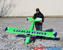 OMPHOBBY BIGHORN 100” Balsa Airplane Receiver Ready