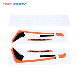 OMPHOBBY M7 Orange sticker - Ohio Model Products