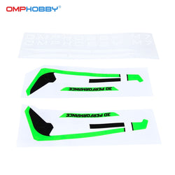 OMPHOBBY M7 Green sticker - Ohio Model Products