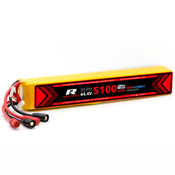 OMPHOBBY 12s LiPo Battery 70C 44.4V 5100mAh w/AX150 Connector