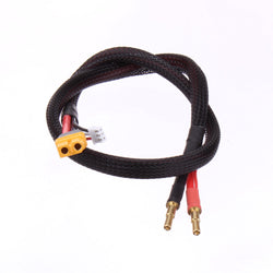 RC Car 2S Battery Charge Cable 4mm & 5mm Bullet Connector 2 in 1 12 or 24 inch with XT60 - Ohio Model Products