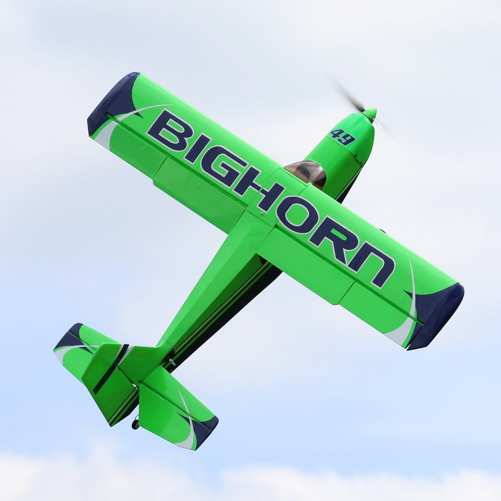 OMP Hobby BIGHORN 49" Pro Flap Version Receiver Ready Balsa Airplane