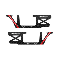 OMP Hobby M2 EVO Helicopter Parts Fuselage Carbon Panel Set